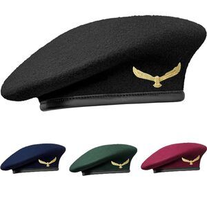 3493 Silak Traditional Army Style Cap With Metal Eagle Badge – Che